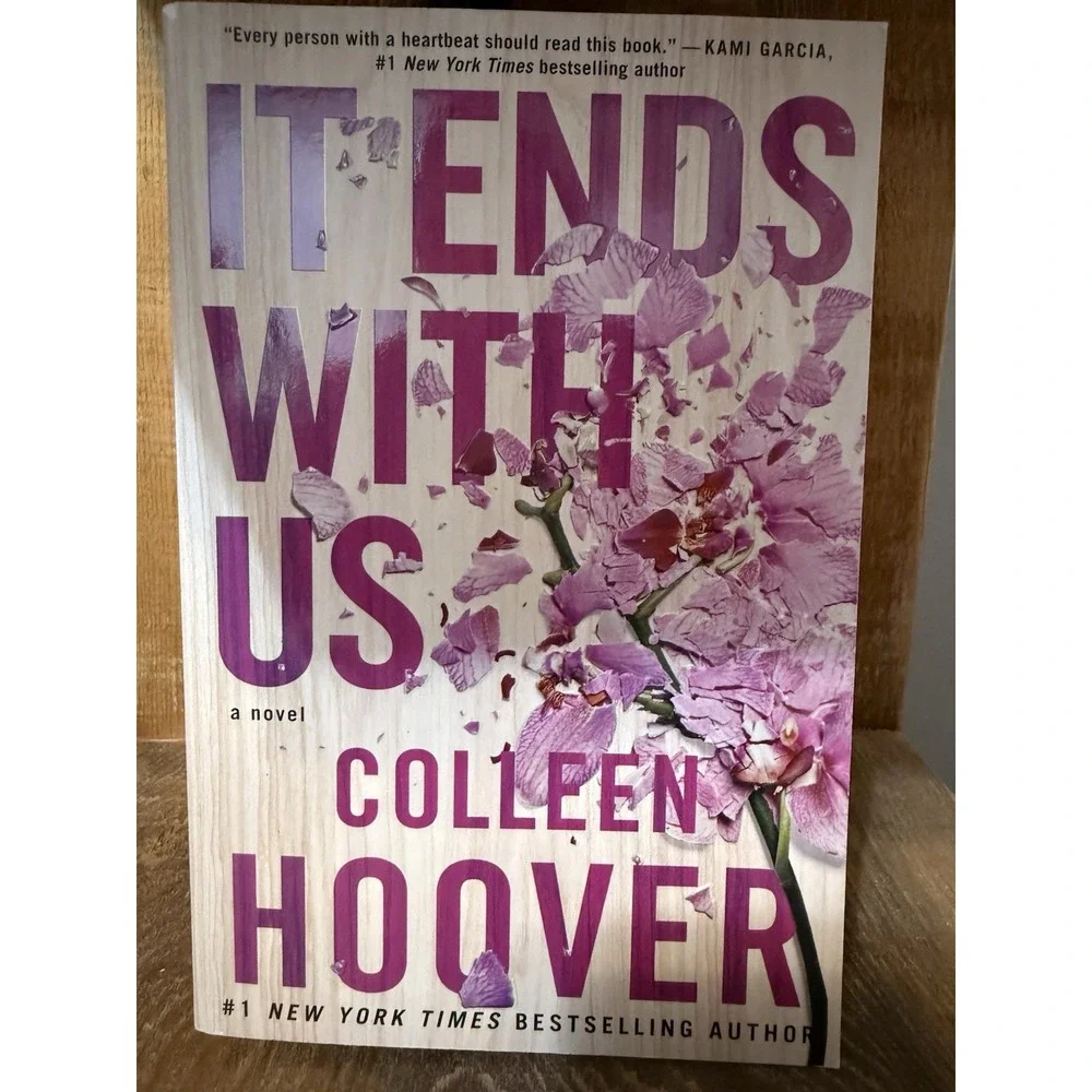 Colleen Hoover Set of 4 Books Never Never, Novem 9, Heart Bones, It Ends with Us